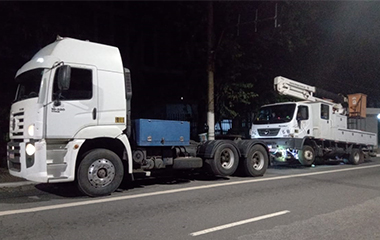 Transporte por km Pesado na Zona Leste